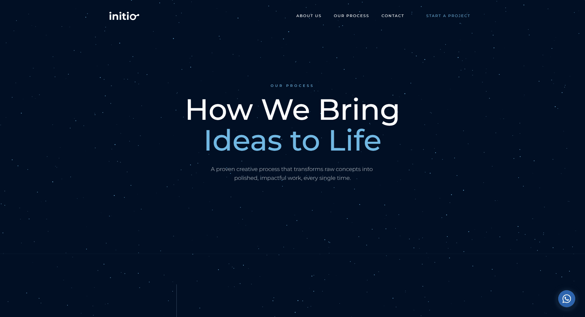 Initio website โ full page view 1